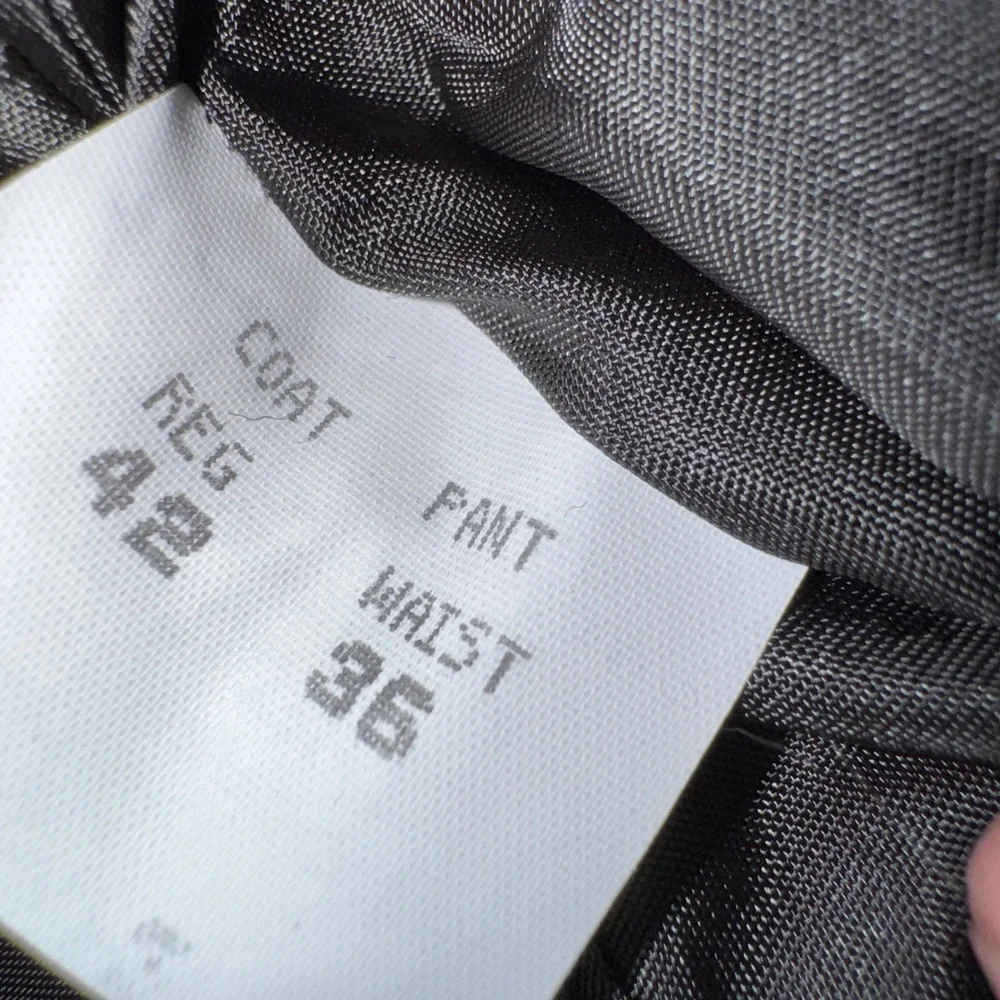 Vintage Balmain Grey Glen Plaid Blazer Jacket 42R Mens Sport Coat *PLEASE READ*